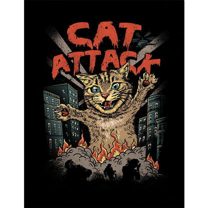 Vincent Trinidad - Cat Attack - Kehystetty taidejuliste