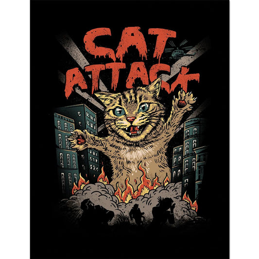 Vincent Trinidad - Cat Attack - Kehystetty taidejuliste