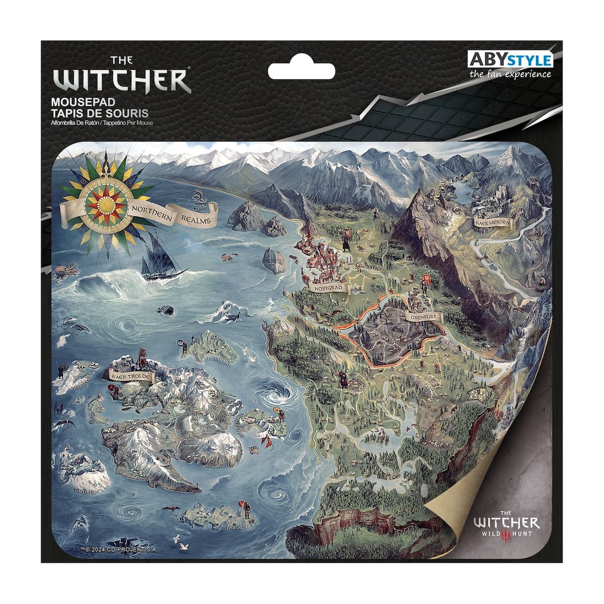 The Witcher - World Map - Hiirimatto