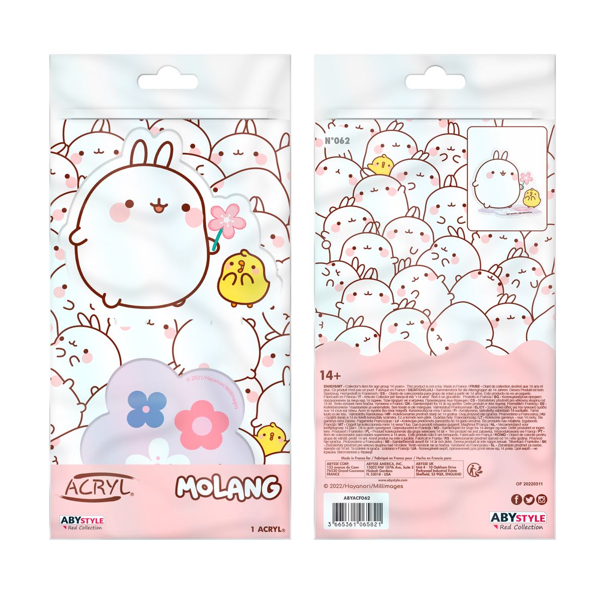 Molang - Flowery Molang - Akryylifiguuri (keräilyhahmo)