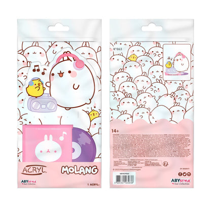 Molang - Music Fan - Akryylifiguuri (keräilyhahmo)