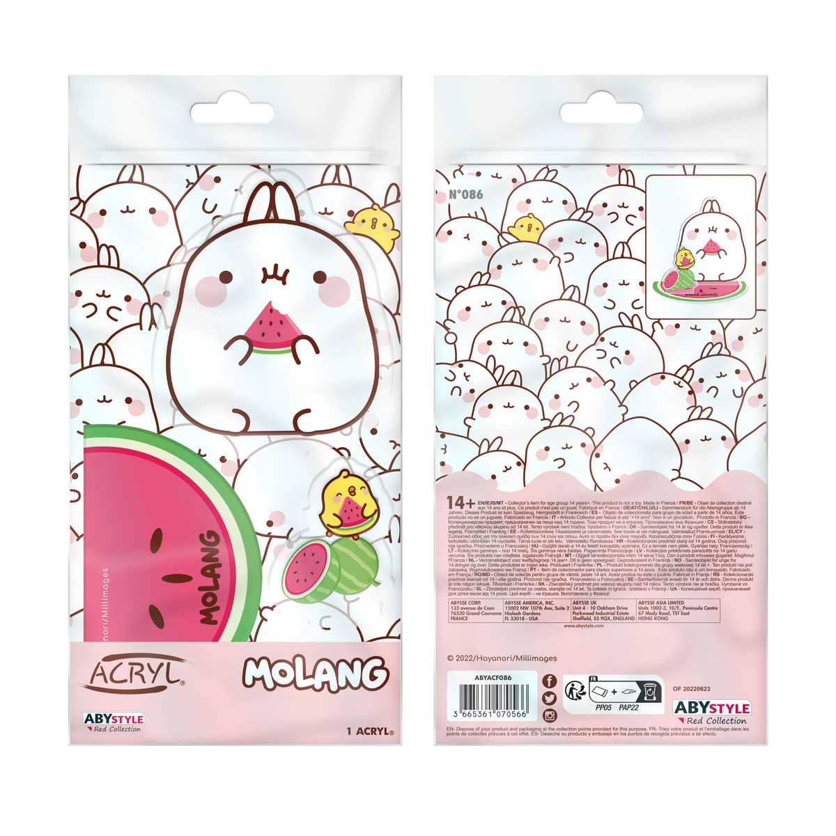 Molang - Watermelon  - Akryylifiguuri (keräilyhahmo)