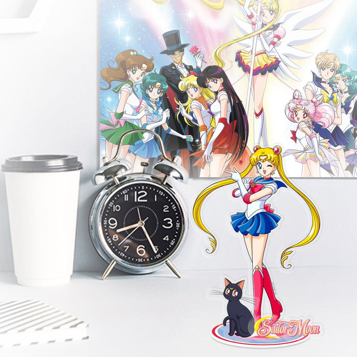 Sailor Moon - Sailor Moon & Luna - Akryylifiguuri (keräilyhahmo)