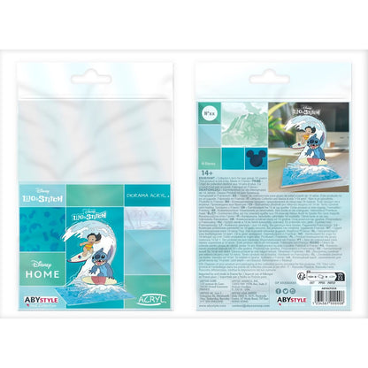 Lilo & Stitch - Surfing - Dioraama (akryylinen)
