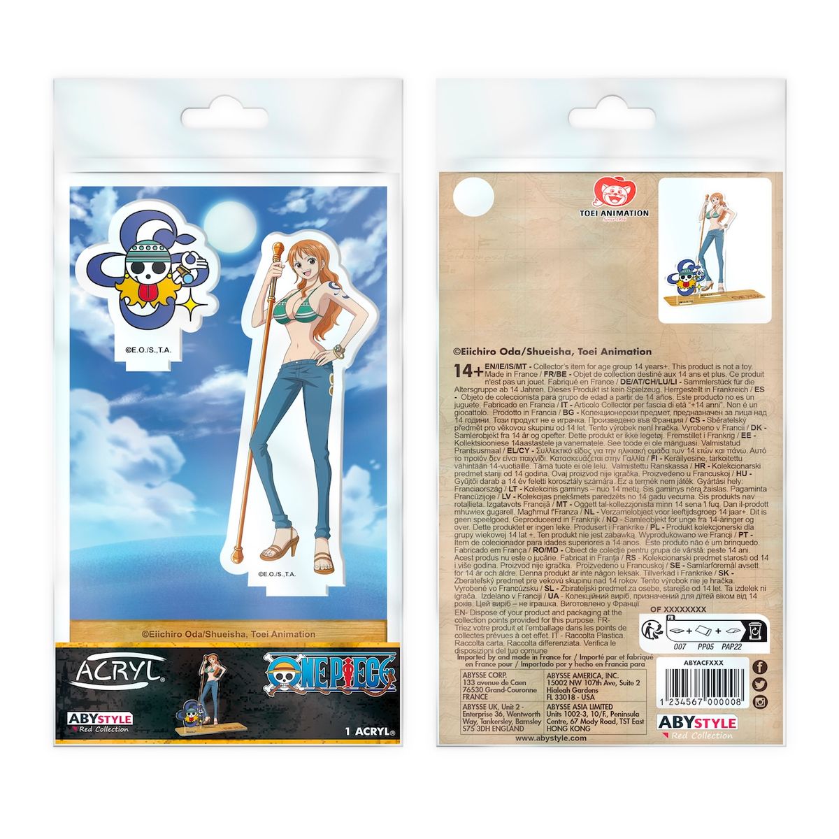 One Piece - Navigator Nami - Akryylifiguuri (keräilyhahmo)