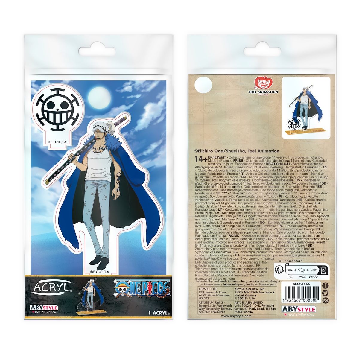 One Piece - Law - Akryylifiguuri (keräilyhahmo)