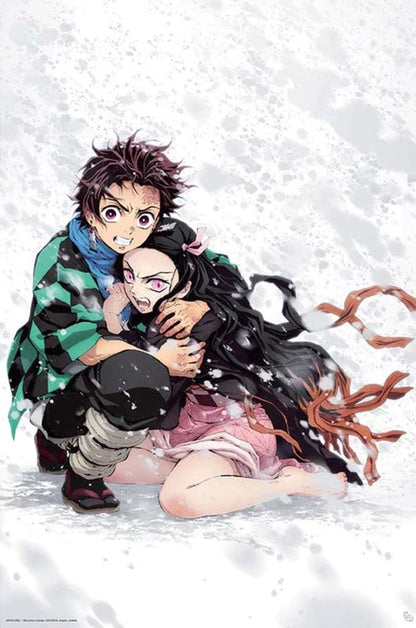 Demon Slayer - Tanjiro & Nezuko Snow - Juliste