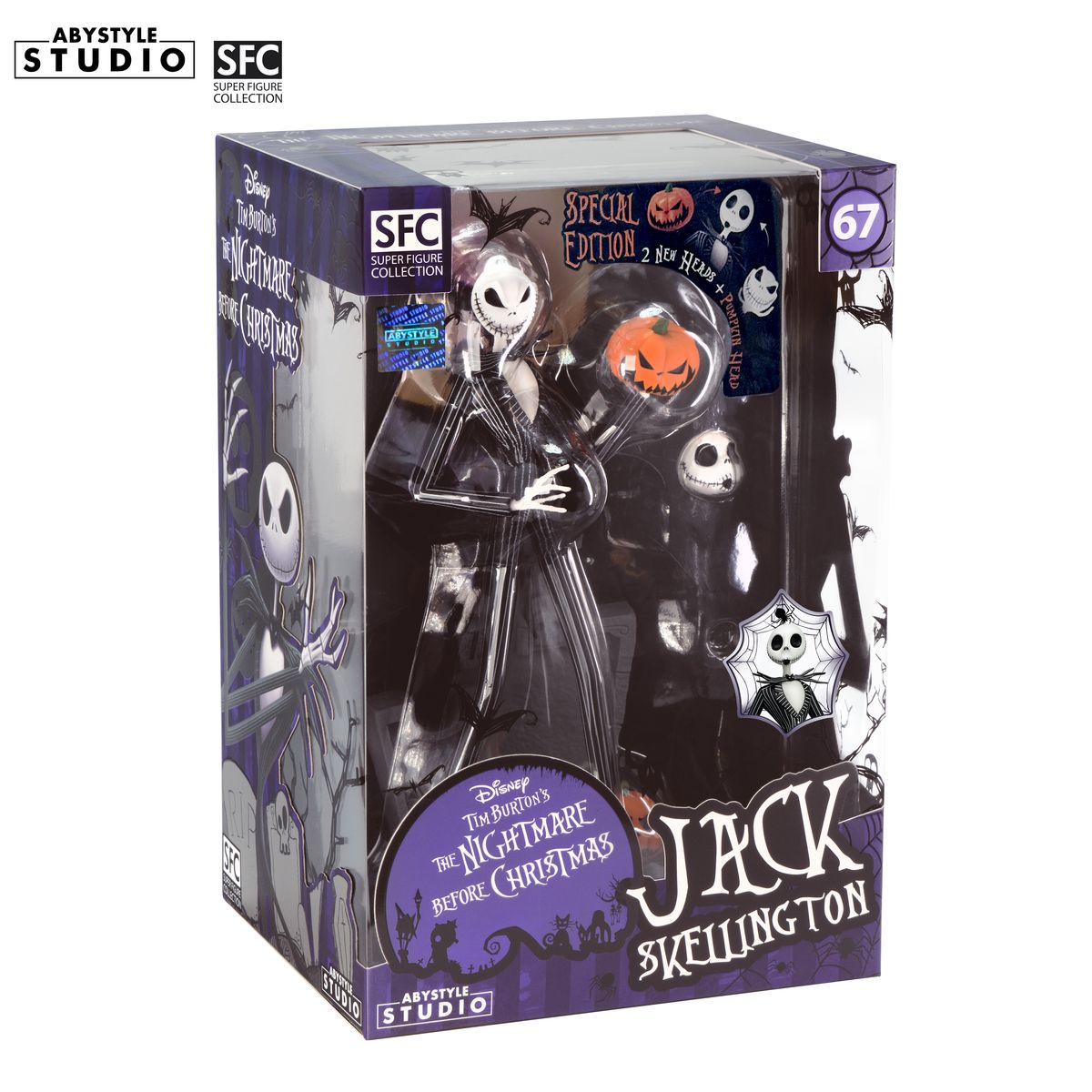 Painajainen ennen joulua - Jack Skellington Scary Smiling Face (Special Edition) - Figuuri (keräilyhahmo)