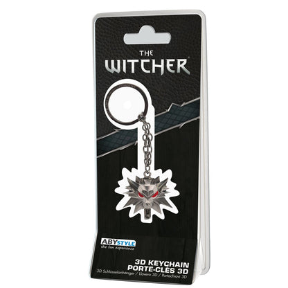 The Witcher - 3D School Wolf Emblem - Avaimenperä