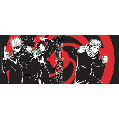 Jujutsu Kaisen - Group black & white - Iso muki (XL-kokoinen)