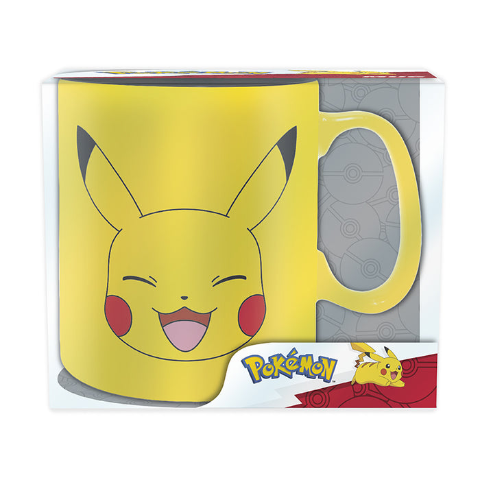 Pokémon - Pikachu Face - Iso muki (XL-koko)