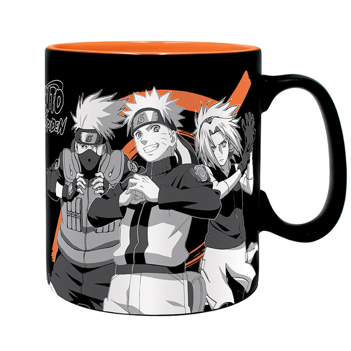 Naruto - Group black & white - Iso muki (XL-koko)