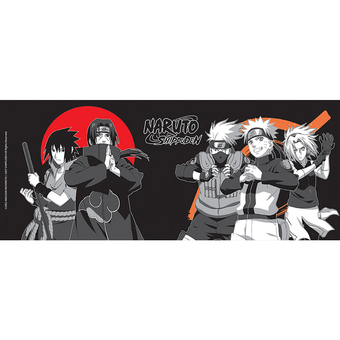 Naruto - Group black & white - Iso muki (XL-koko)
