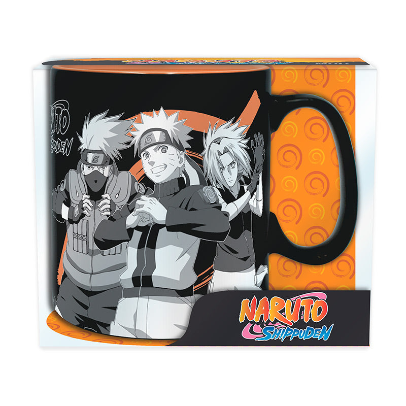 Naruto - Group black & white - Iso muki (XL-koko)