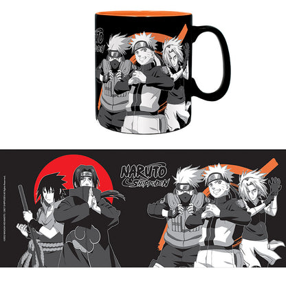 Naruto - Group black & white - Iso muki (XL-koko)