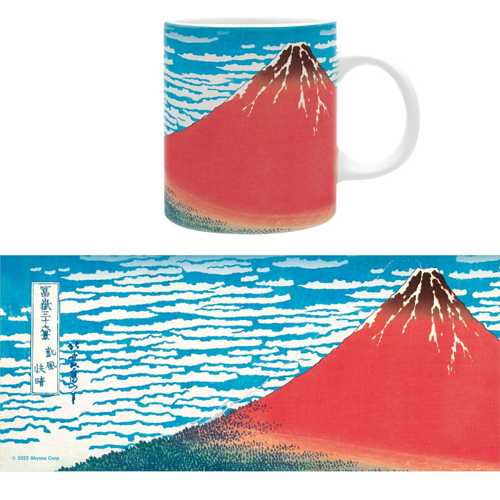 Hokusai - Red Fuji - Muki