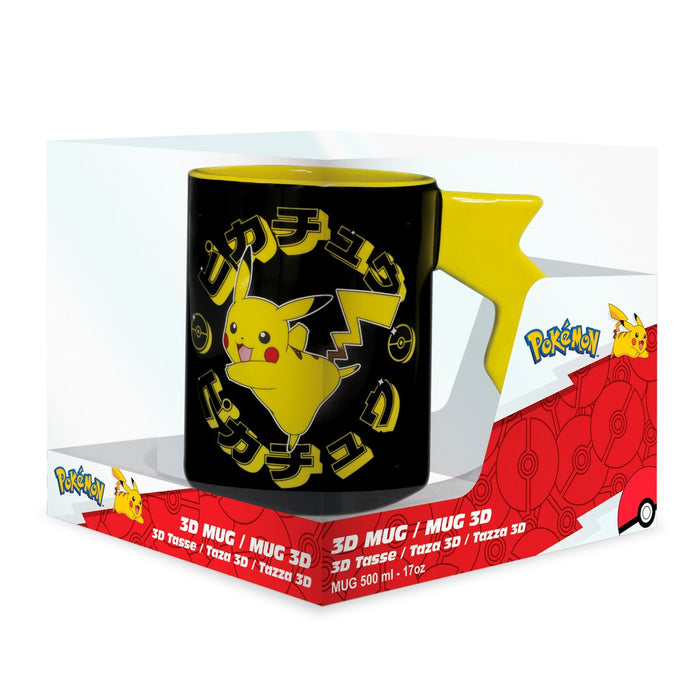 Pokémon - Pikachu Lightening Bolt - Iso muki (XL-koko)