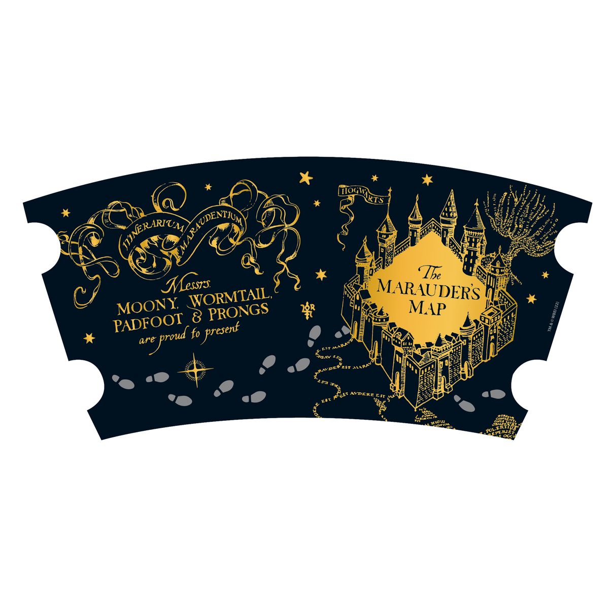 Harry Potter - The Marauder's Map - Iso muki (XL-koko)