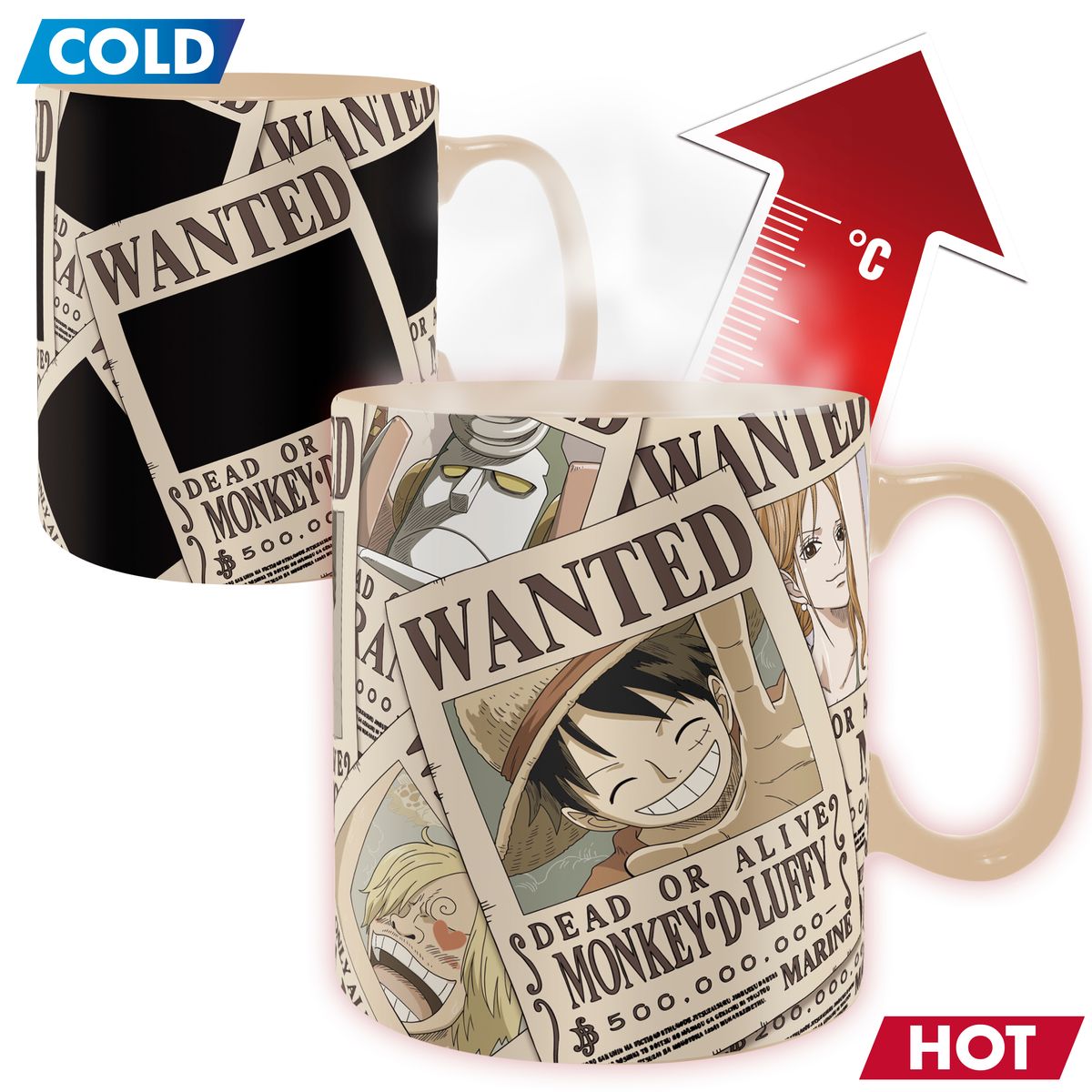 One Piece - Wanted - Heat Change -muki (XXL-koko)