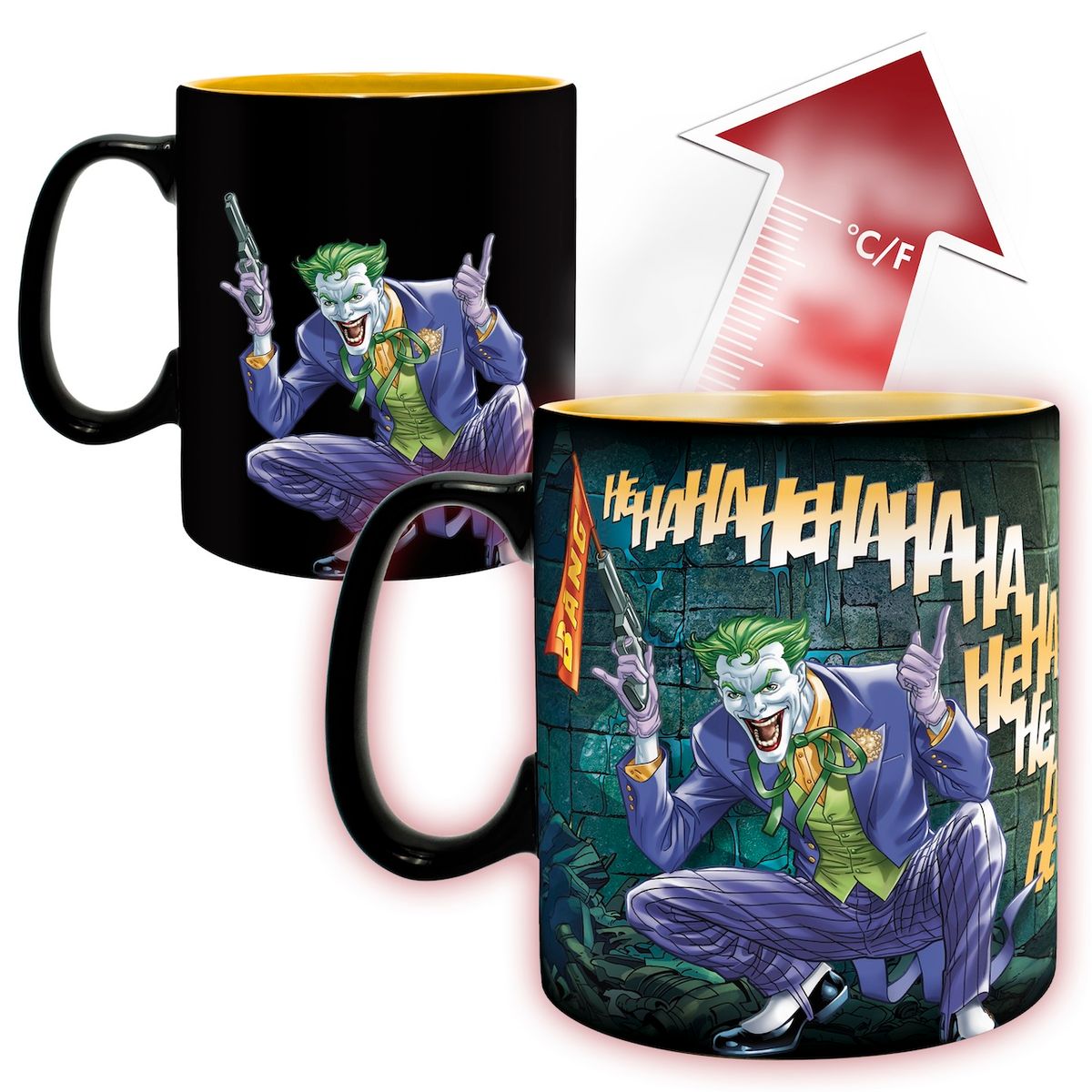 Batman - Batman & Joker - XXL color-changing mug