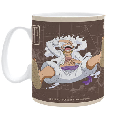 One Piece - Gear 5 Luffy Wanted - Iso muki (XL-kokoinen)