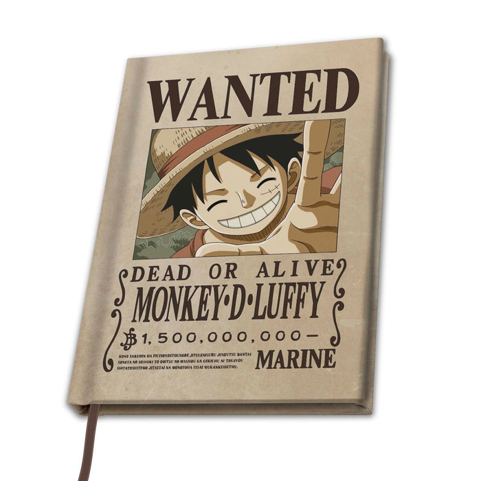 One Piece - Wanted Luffy - Muistikirja