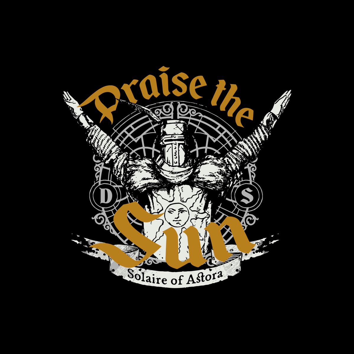 Dark Souls - Praise the Sun - T-paita