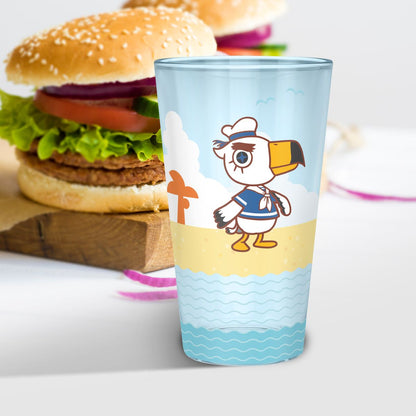Animal Crossing - Beach Characters - Iso juomalasi (XXL-koko)