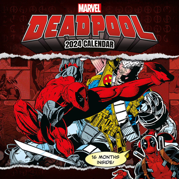 Deadpool - Seinäkalenteri 2024