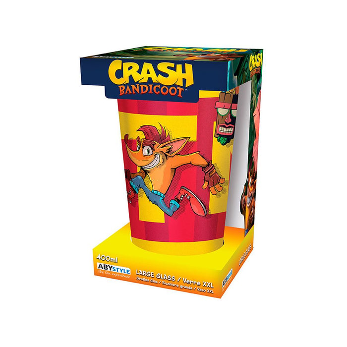 Crash Bandicoot - TNT Crash - Iso juomalasi (XXL)