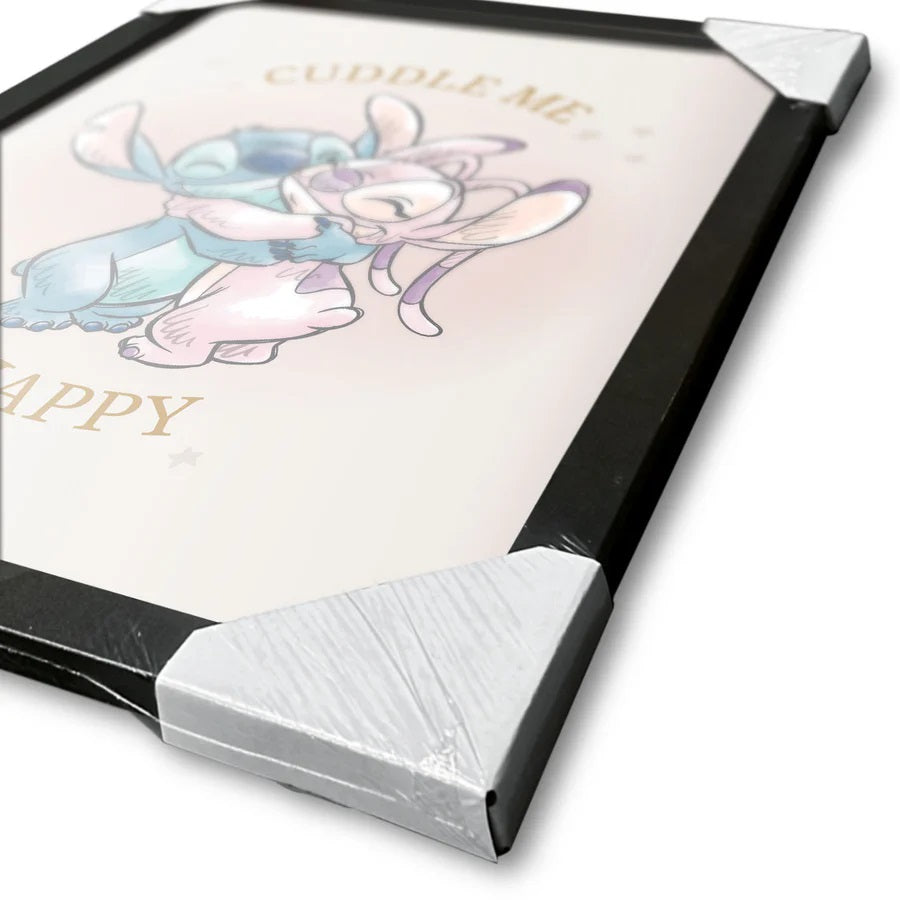 Lilo and Stitch - Cuddle Me - Kehystetty taidejuliste