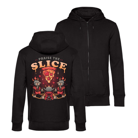 Eduardo Ely - Praise the Slice - Zip Hoodie