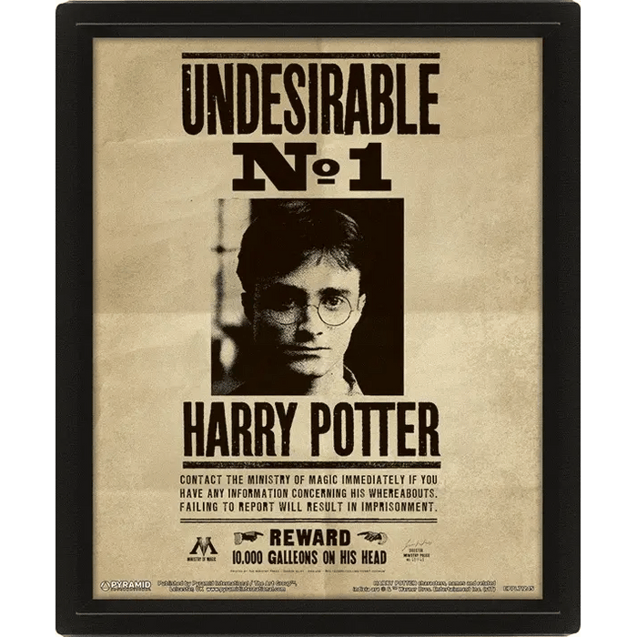 Harry Potter - Wanted - 3D-kuva