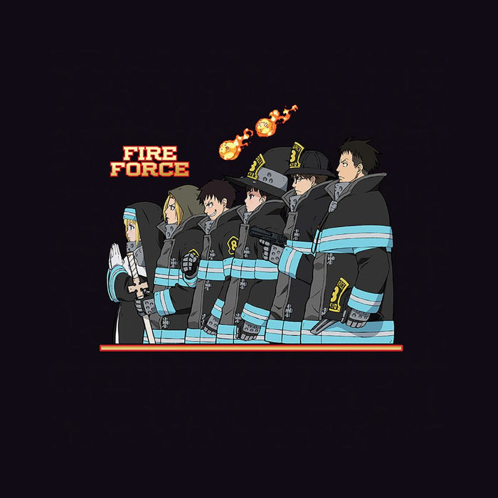 Fire Force - Company 8 - T-paita