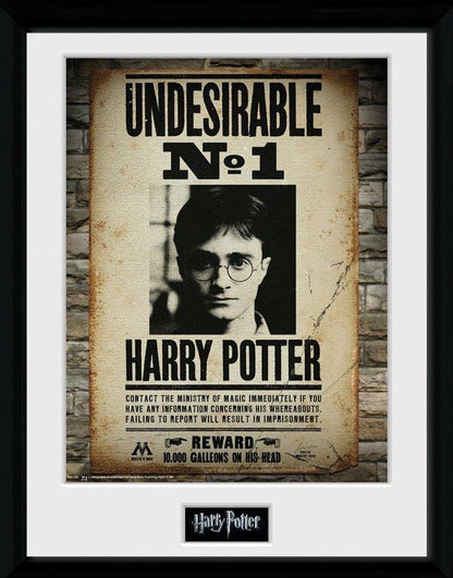Harry Potter - Undesirable No. 1 - Kehystetty taidejuliste