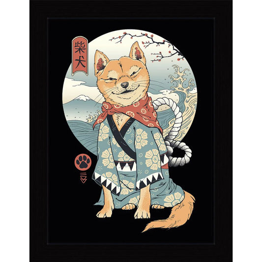 Vincent Trinidad - Shiba Inu - Kehystetty taidejuliste