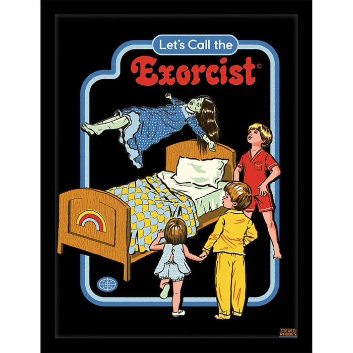 Steven Rhodes - Let's Call the Exorcist - Kehystetty taidejuliste