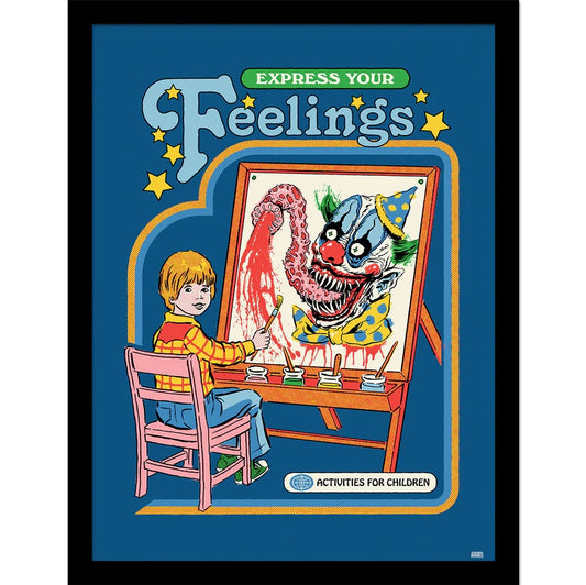 Steven Rhodes - Express your Feelings - Kehystetty taidejuliste