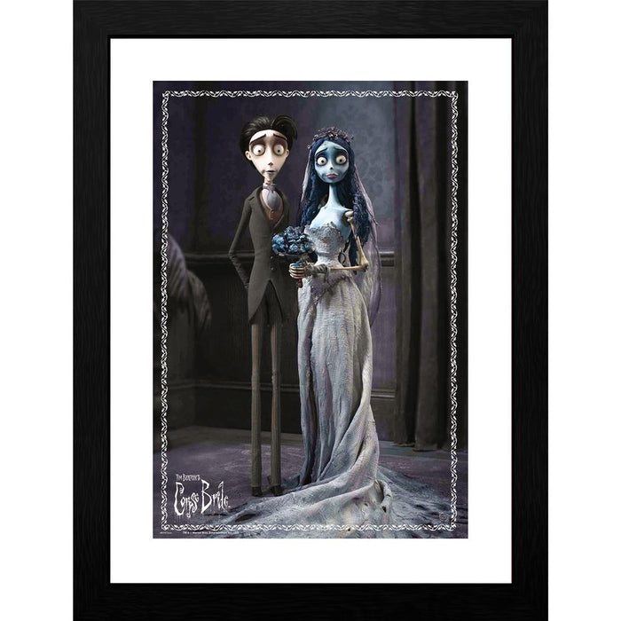 Corpse Bride - Victor & Emily - Kehystetty taidejuliste
