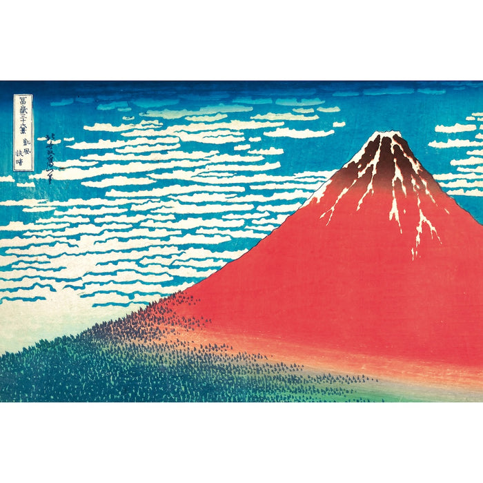 Hokusai - Red Fuji - Juliste