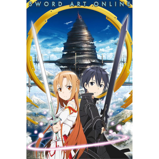 Sword Art Online - Asuna & Kirito - Juliste