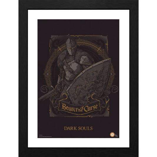 Dark Souls - Bearer of the Curse - Kehystetty taidejuliste