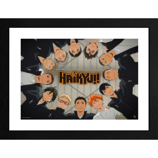 Haikyu!!! - Karasuno Fight - Kehystetty taidejuliste