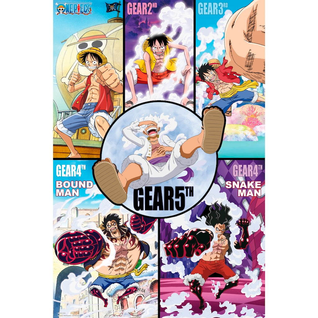 One Piece - Gears History - Juliste