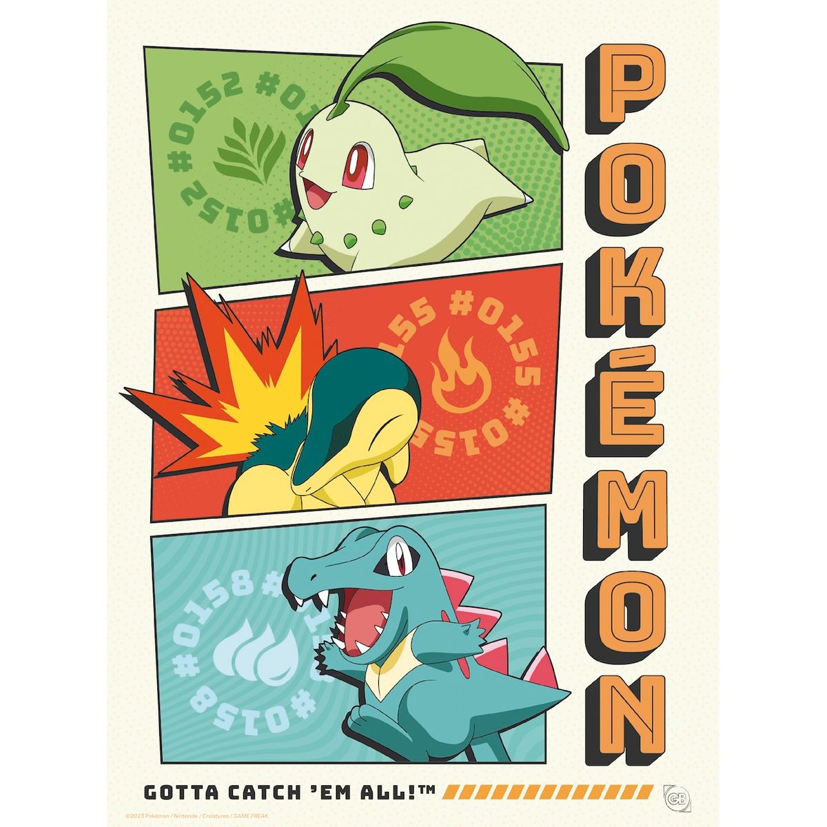 Pokémon - Starters - Julistesetti (9 kpl)