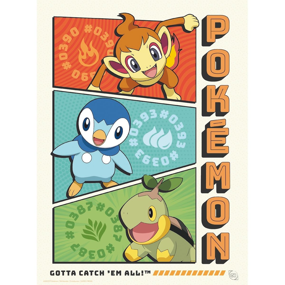 Pokémon - Starters - Julistesetti (9 kpl)