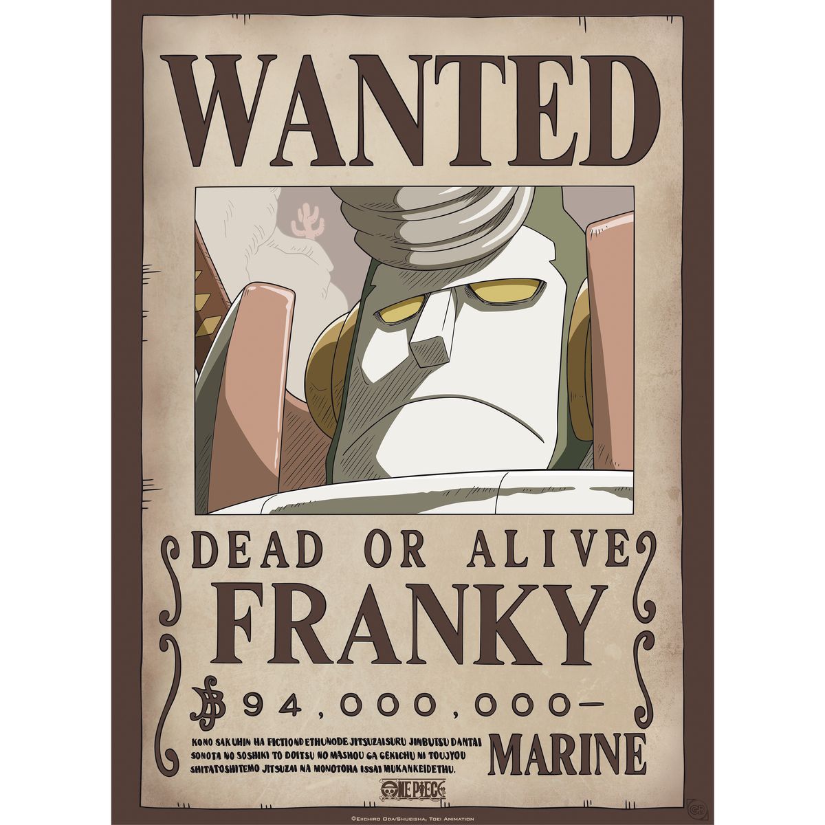 One Piece - Wanted Usopp & Franky - Julistesetti (2 kpl)