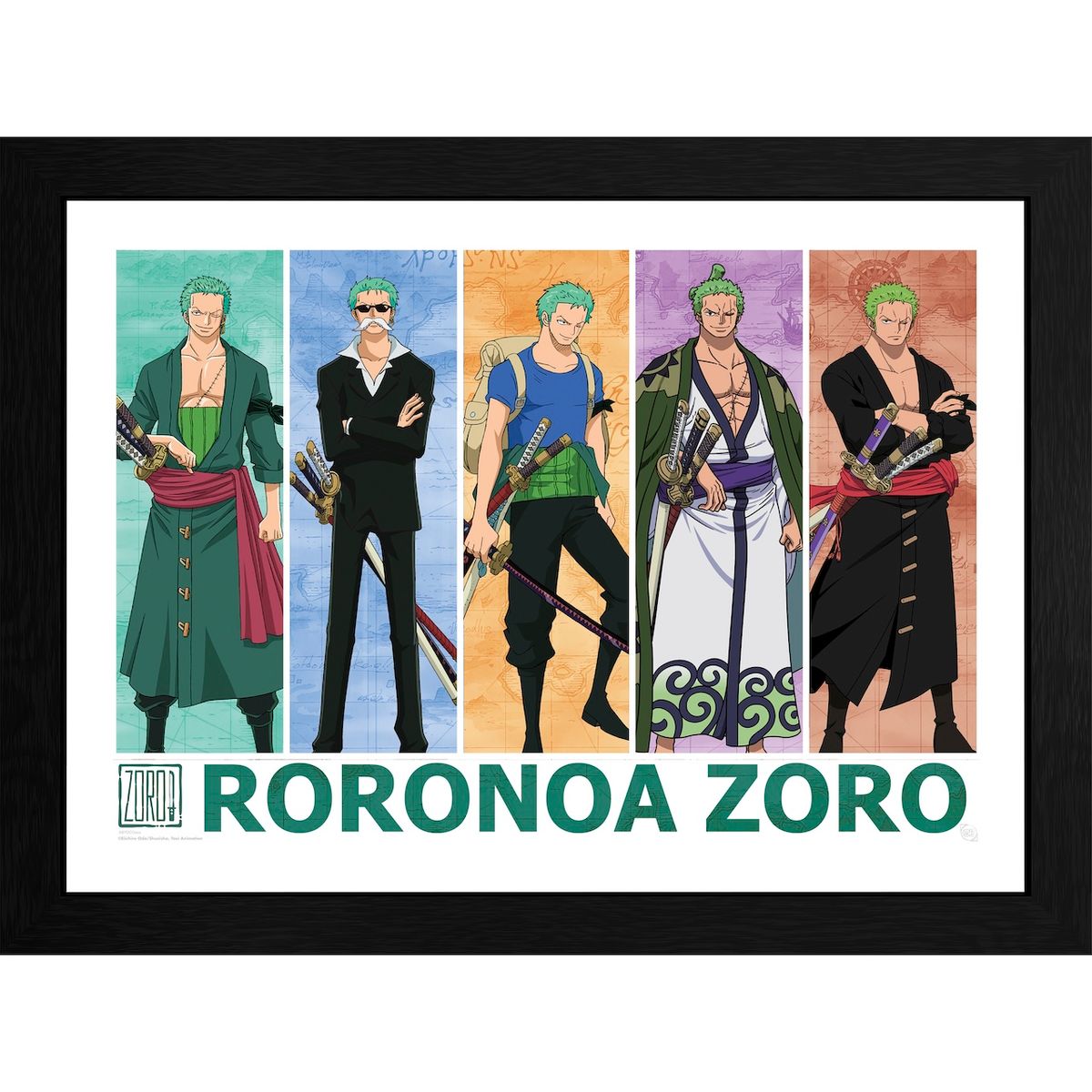 One Piece - Pirate Hunter Zoro - Kehystetty taidejuliste