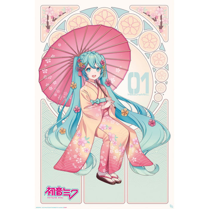Hatsune Miku - Sakura Kimono - Juliste