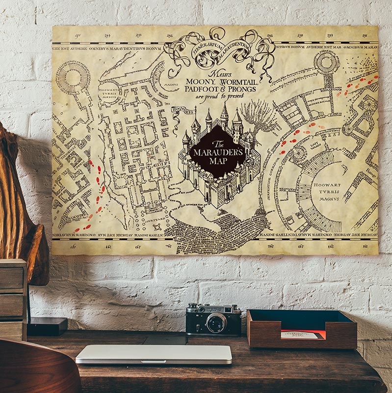 Harry Potter - Marauder's Map - Parchment Poster